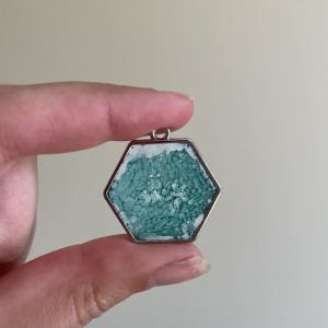 Blue hexagon bezel